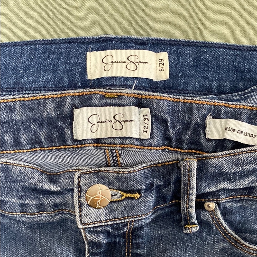 Jessica Simpson Blue Skinny Jeans